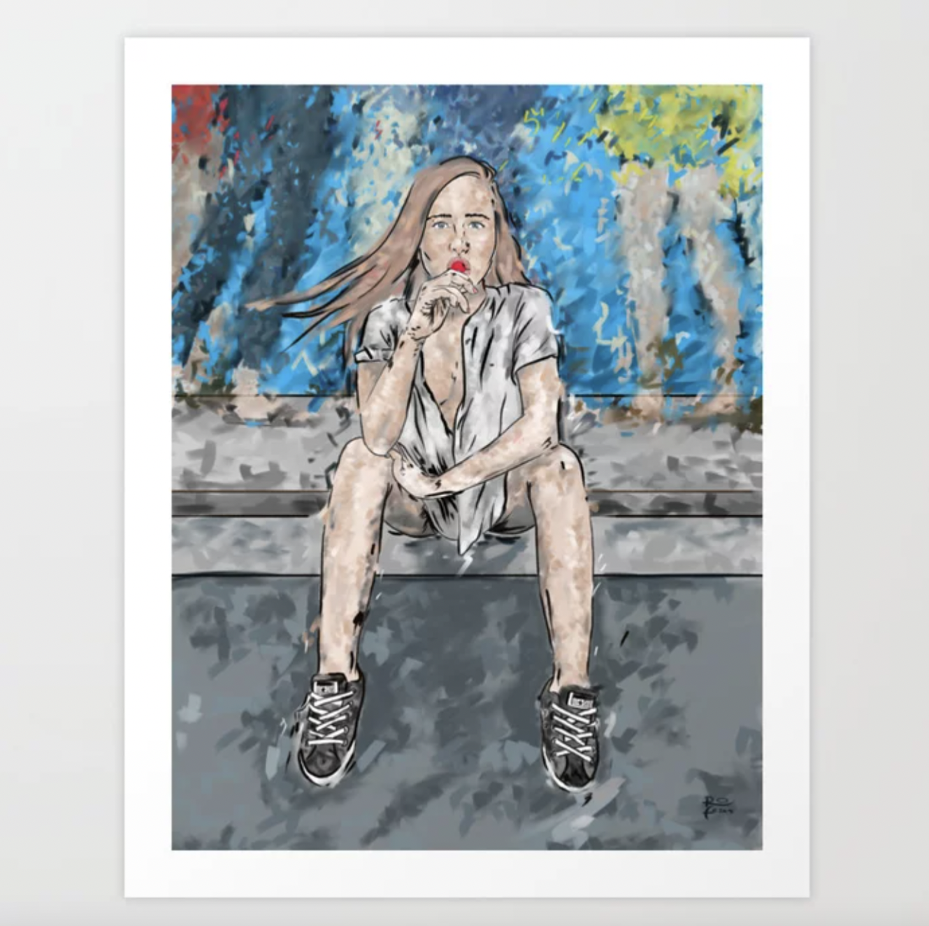 Sweet days art Ro Fernandez art